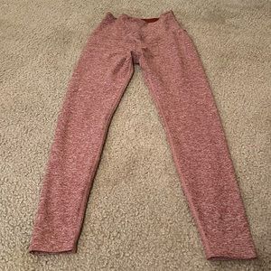 Beyond Yoga Spacedye Rust Orange High Waisted Leggings